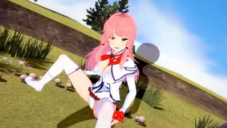 Flare Arlgrande gets fucked and sucks for the first time (POV)