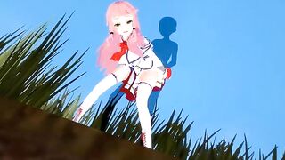 Flare Arlgrande gets fucked and sucks for the first time (POV)