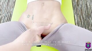The naive yoga student got fucked hard by her instructor