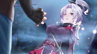 An assassin is having sex with a young girl in this video