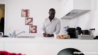 Valentina Ricci cheats on her BF with a big black cock