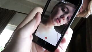 A secret video of a private moment with the stepdad