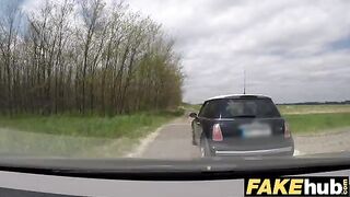 Unregistered driver Vera Wonder gets fucked by a fake cop