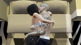 3D Hentai - The erotic adventures of Justin and Selena in a simulated world
