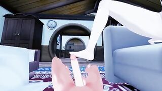 Lumine gives foot job with a 3D twist - Genshin Impact Feet Hentai