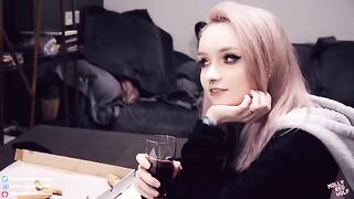 The girl realized her dream of fucking with her best friend, a redhead babe