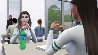 The student seduced the professor with a teasing behavior and he accepted