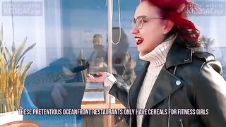Kiss Cat love Breakfast with Sausage - Outdoor Public Pick Up