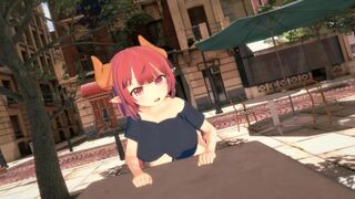 A date with the invisible one in 3D hentai