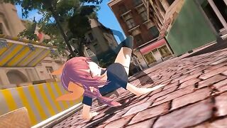 A date with the invisible one in 3D hentai