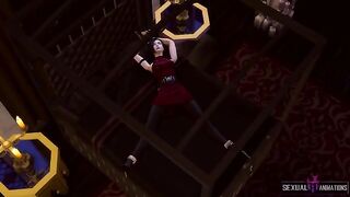 Resident Evil Ada Wong gets fucked by a police zombie
