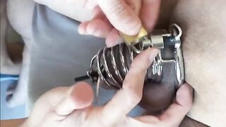 Femdom MILF uses her vibrator to give her man an unforgettable prostate orgasm