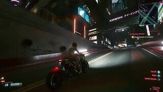 Nude mod for female character V in Cyberpunk 2077 game