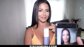 Naughty MILF Rose Monroe lets her stepson take naked pics to make some Onlyfans