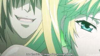 Double penetration for a horny girl in an uncensored hentai