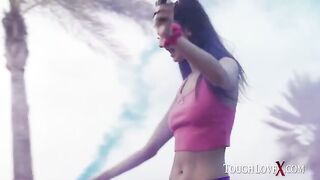 Skinny Latina slut Eliza Ibarra gets fucked hard by TOUGHLOVEX