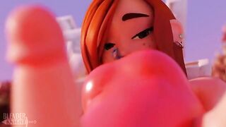 Wendy takes a Dipper by the pool in this hot scene
