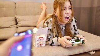 Kisankanna got cum on her face for not sucking dick properly