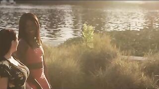 Passionate lesbian sex with the stunning Ana Foxxx, showcasing intense chemistry