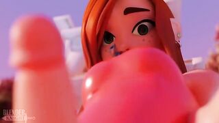 Wendy Corduroy 3D sound porn with gravity falls and petite action