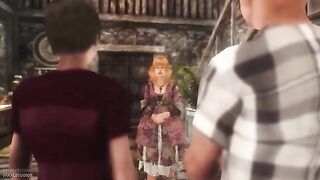 The Nasty Harry Potter meets Ginni The Sexy Sister - 3D porn