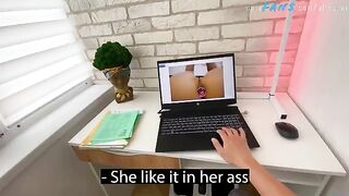 A stepson was caught masturbating with pictures of his hot stepmom