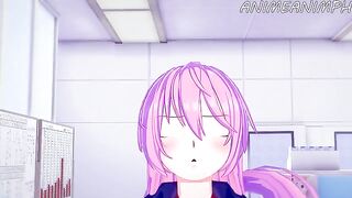 Hentai with the cutie Shikimori Micchon who gets fucked from behind
