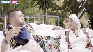 Hot Greek MILF gets her tight ass railed by a farmer