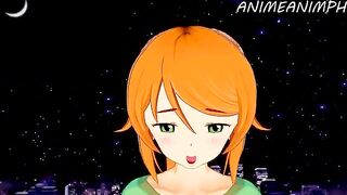 Minecraft version of Hentai with Alex that everyone wants to fuck