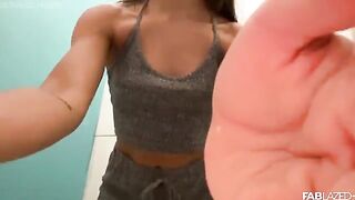 I go to a private place to show you my naked Venezuelan body