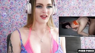 Carly Rae Summers' reaction to intense, rough sex in PF Porn Reactions Ep IV