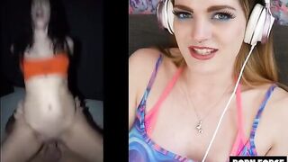 Carly Rae Summers' reaction to intense, rough sex in PF Porn Reactions Ep IV