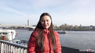 First time rimming and porn with Asian college girl Luna I