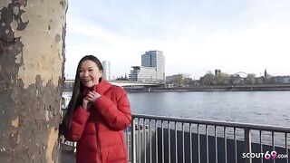 First time rimming and porn with Asian college girl Luna I