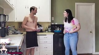 Paige Steele proves her blowjob skills after being called out