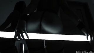 Adriana Chechik in anal sex room action, courtesy of Jules Jordan