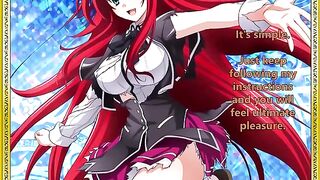 Rias Gremory welcomes her new servant in a steamy JOI scene