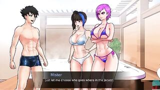 You are trapped with three goddesses and you must use your wits to escape