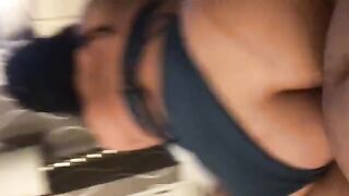 Asian babe with big ass gets her pussy railed in Miami