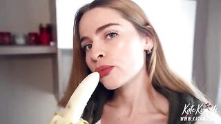 A hungry neighbor has made an amazing eye contact blowjob