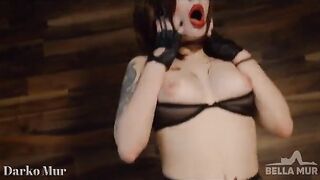 Sexy cosplay girl Moxxi fucked by a huge cock