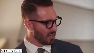 A hot model Kylie has sex with her fashion designer in a steamy encounter