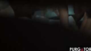 Petite slut Jazlyn Ray gets punished in a taboo scene