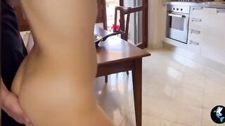The Italian woman was begging for sex and ended up squirting