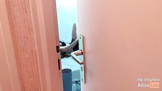 I watch my stepsister masturbating, I offered her my cock and she accepted!
