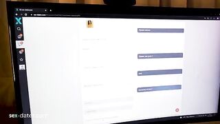 Fella is lucky to fuck pretty babe from dating site on the first date