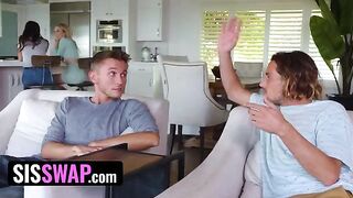 Pervert dudes pretend to be stepsisters' BF and fucked them hard