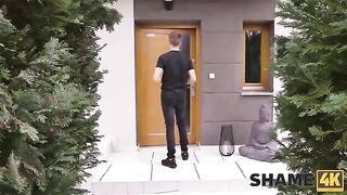 Accidental sex with a stunning neighbor, courtesy of Shame4K