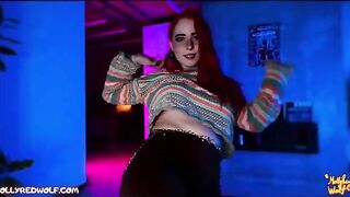 A pretty and hot hippie girl came to your house - MollyRedWolf