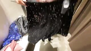 Babe NY chose a new outfit and got a cumshot on her tits